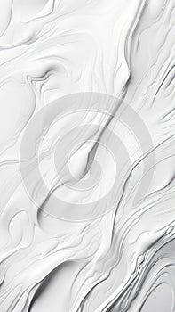 A Captivating White Wavy Pattern in Design.Computer digital drawing.