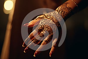 Capture the cultural significance of Henna art