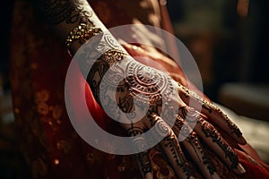 Capture the cultural significance of Henna art