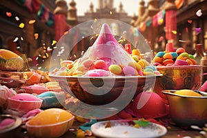 Capture the essence of Holi feasting with a