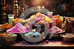 Capture the essence of Holi feasting with a