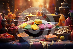 Capture the essence of Holi feasting with a