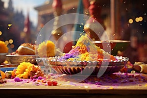 Capture the essence of Holi feasting with a