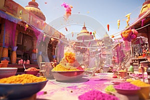 Capture the essence of Holi feasting with a