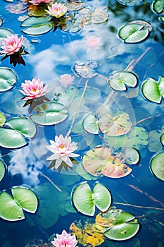 Tranquil Lotus Garden: Serene Beauty in Nature photo