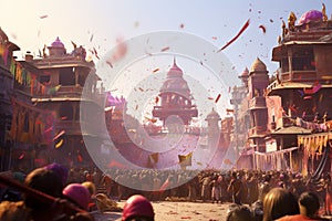 Capture the excitement of Holi processions with