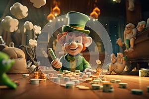 Capture the playfulness of St Patricks Daythemed