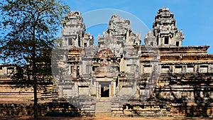Capture of Ta Keo, an ancient Cambodian Hindu temple, devoted to the deity Shiva