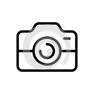 Capture vector thin line flat icon