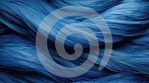 captured blue yarn texture photo