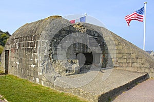 Captured German Bunker, Omaha Beach, France