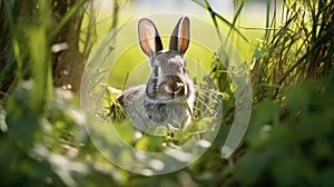 captures gray rabbit