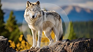 captures grey wolf yellowstone