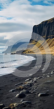 Capturing The Beauty Of A Black Sandy Beach: Terragen Photography With Sony Fe 12-24mm F2.8 Gm