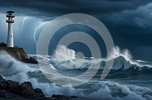 Capturing the Beauty and Power of Storms Over the Sea.