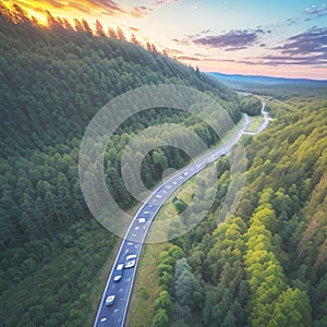 CAPTURING THE BEAUTY OF UKRAINE\'S FORESTED HIGHWAYS