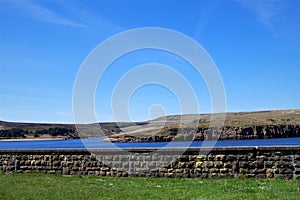 The Boundary Wall at Winscar Reservoir, Dunford Bridge. photo
