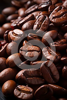 Capturing of coffee beans, coffee mug image hd