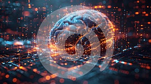 AI neural networks, binary brain weave.