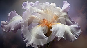 Capturing The Essence Of Nature: Rococo-inspired White Iris