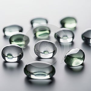 Capturing and refracting light, creating subtle reflections and