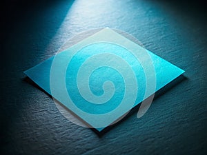 Capturing Subtlety A LowLight Study of Textured Light Blue Square Paper