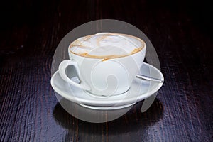 Capuccino coffee cup photo