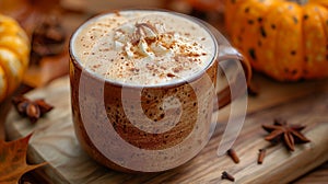 hot capuccino halloween mug photo