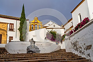 Capuchinos Square, Plaza de Capuchinos in Cordoba, Andalucia, Spain.