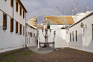 Capuchinos Square, Plaza de Capuchinos in Cordoba, Andalucia, Spain.