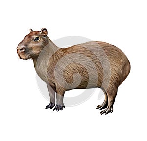 The capybara Hydrochoerus hydrochaeris