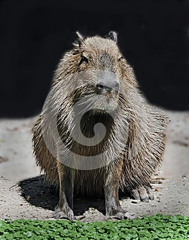 Capybara seen at the Palm Beach Zoo in Florida