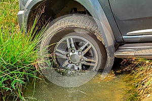 Car Accident, Crash, Hurricane - Storm, Parking Lot, Rain