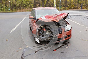 Car accident between two cars