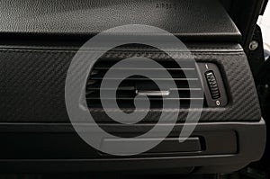 Car air conditioning panel.