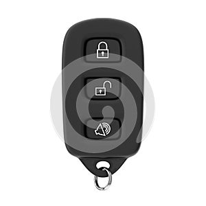 Car Alarm Remote Control. 3d Rendering