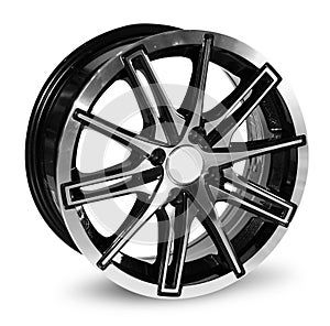Car alloy wheel photo