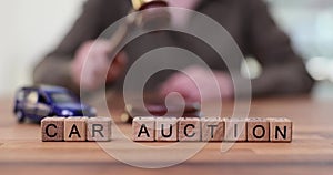 Car auction, intense bidding and adrenaline pumping competition