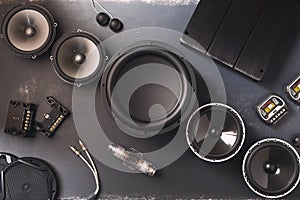 Car audio, car speakers, subwoofer and accessories for tuning