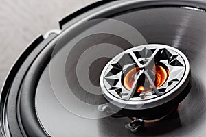 Car audio with speakers