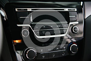 Car audio system front panel