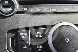 Car audio system panel