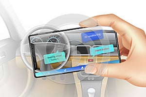 Car Augmented Reality Background