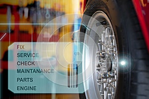 Car auto mobile service