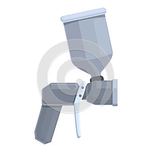 Car auto sprayer icon cartoon vector. Air gun