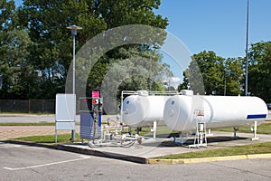 Car Autogas station