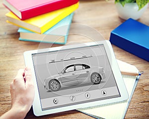 Car Automoblie Transportation Vehicle Elegance Concept