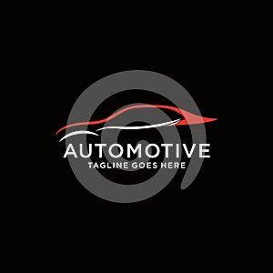 Car automotive logo template vector illustration