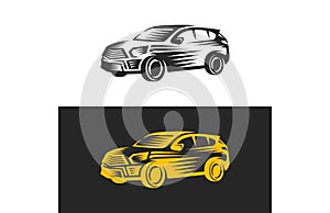 Car Automotive Tuning repair Logo template