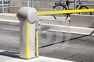 Car barrier gate with Surveillance Camera, security and access control